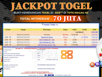 Bukti jackpot Togel88 #60