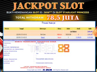 Bukti jackpot Togel88 #203