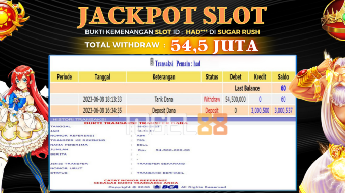 Bukti jackpot Togel88 #235