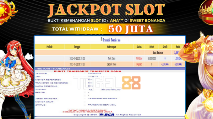 Bukti jackpot Togel88 #214