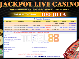 Bukti jackpot Togel88 #381