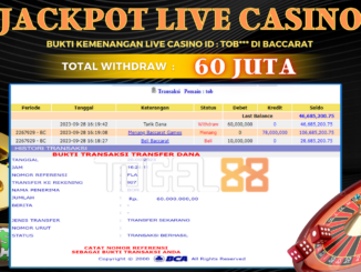 Bukti jackpot Togel88 #477